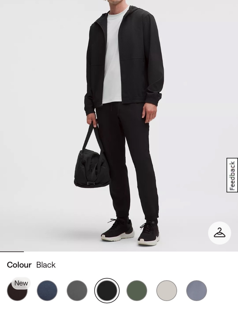 lululemon Black Men's Jogger license to train SHORTER